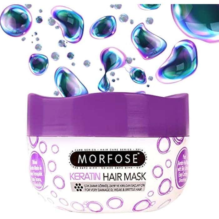 MORFOSE Keratin Hair Mask 500 ml, White, 500 Milliliters - Image 2